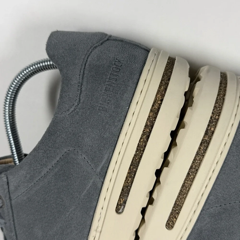 Birkenstock Size 41 / W 10 /‎ M 8 Blue Suede Bend Low Lace Up Sneaker Shoes